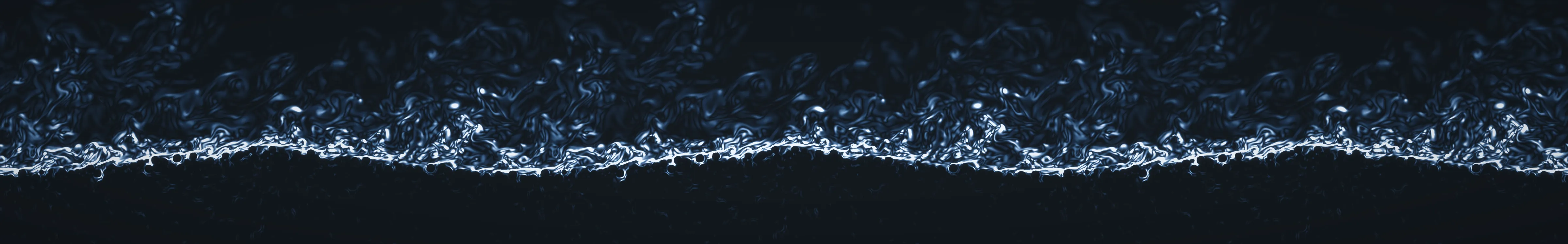 Instantaneous spanwise vorticity of turbulent flow over a mobile sediment bedform: the streamwise-wall-normal plane showing the intense shear layer draping the bed crest and the overlying turbulence.